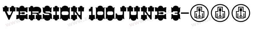 Version 100June 3字体转换